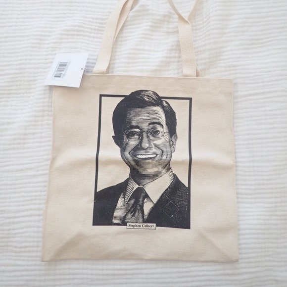 NWT Rare Stephen Colbert Tote Bag - Picture 1 of 1